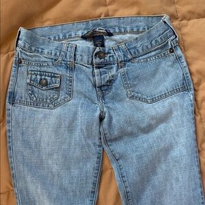Abercrombie & Fitch Light Blue Skinny Jeans vintage unique style